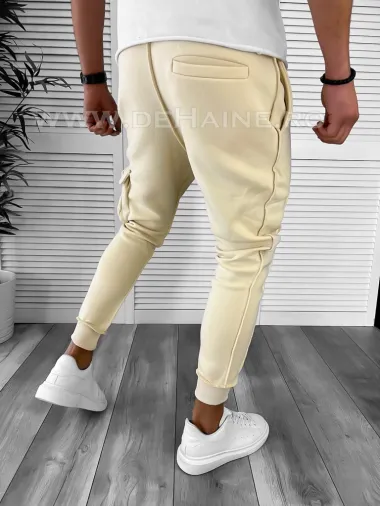 Trening barbati pantaloni + hanorac bej CU MIC DEFECT DEF K156 N5-4.2